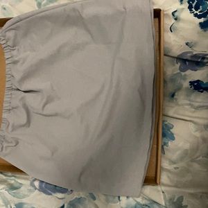 Petite Grey Split Hem Sweat Mini Skirt